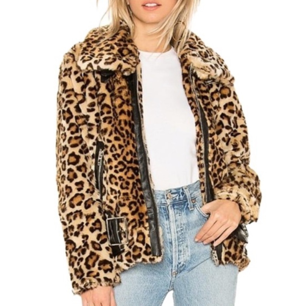 Blank nyc leopard jacket